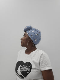 Orange and Pineapple head wrap