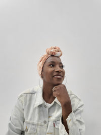 Orange and Pineapple head wrap